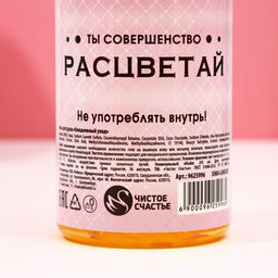 Подарочный набор ЧИСТОЕ СЧАСТЬЕ «Для тебя»: гель для душа и пена для ванны шампанское, 2×250 мл