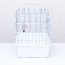 Клетка для грызунов с высоким поддоном, 47 х 30 х 35 см, белая - Пижон фото 2