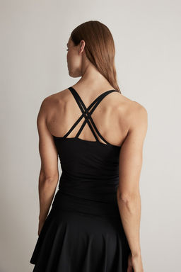 Top de deporte en DryMove con sujetador integrado - H&m фото 4