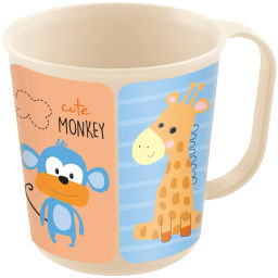 Цена за 3 шт. Кружка с декором 260мл светло-бежевый 221152325/01