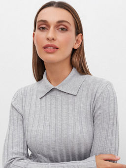 Conso/KJL 220602 - light grey Джемпер женский фото 2