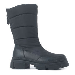 5B6281 ЖЕН Сапоги нат.кожа+текстиль шерсть ТЭП