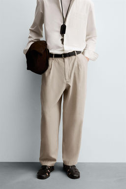 FLOWING PLEATED TROUSERS - Zara фото 2
