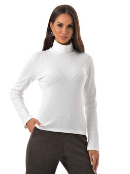 Водолазка в рубчик