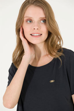 U. S. Polo Assn Женская черная футболка с круглым вырезом - U.s. polo assn фото 10