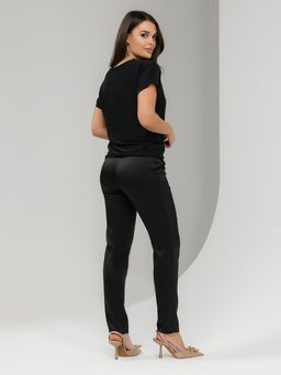 Брюки черные зауженные - 1001dress фото 3