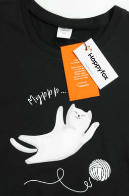 Хлопковая пижама для девочки Happyfox