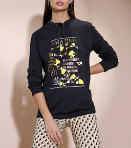 Худи, черно-желтое