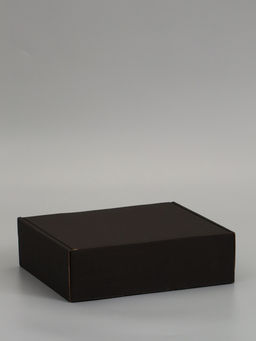Коробка самосборная, черная, 27 х 24 х 8 см
