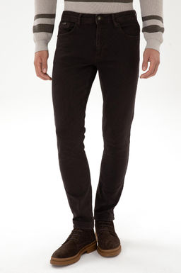 Erkek Koyu Kahverengi Slim Fit Jean Pantolon - U.s. polo assn фото 2