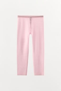 LEGGINGS CAPRI PUNTO BOTONES / Rosado - Zara фото 4