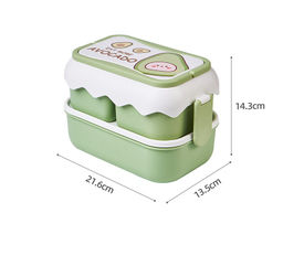 Ланчбокс Eat more avocado, green, (2500 мл)