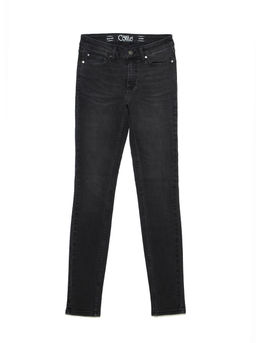 CONTE Моделирующие eco-friendly джинсы skinny со средней посадкой CON-150 washed black - Conte elegant фото 3