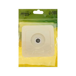 Розетка ТВ Luazon Lighting «Орион», скрытая, IP20, одноместная, бежевая