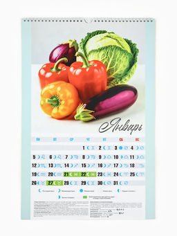 Календарь 2026 перекидной на ригеле А3 Садово-огородный - Simaland фото 3