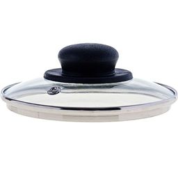 7014 Крышка 14см чер/ручка мет/ободок РОССИЯ (х20) - Mayer&boch фото 2