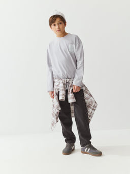 Лонгслив оверсайз Туман с принтом 7+ - Bungly фото 6