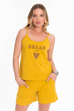 Пижама М325050Па горчичный