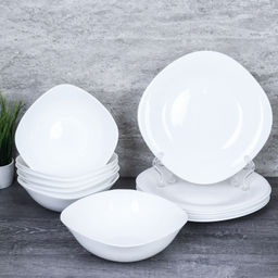 Столовый набор 13 предметов квадратный / Sq13/856575 (white) /уп 2/ - ГалеонТрейд фото 2