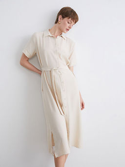 Beli Ku?akl? G?mlek Elbise