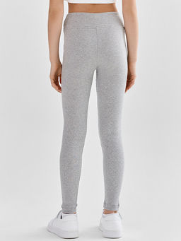 Легинсы для девочек серые с высокой посадкой - Mark formelle фото 3