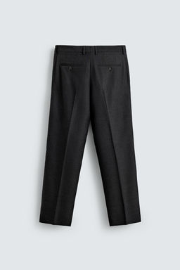REGULAR FIT PLEATED TROUSERS - Zara фото 16