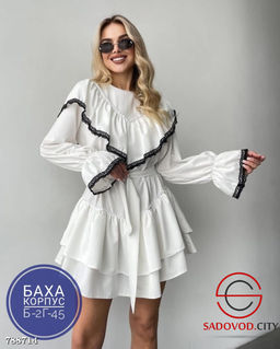 Женское платье с рюшами - Bruno фото 6