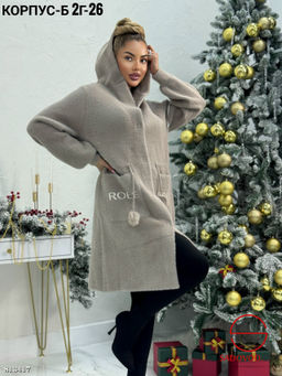 Пальто женское с капюшоном - Bruno фото 2