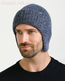 236 T Ушанка мужская флис (56-58)