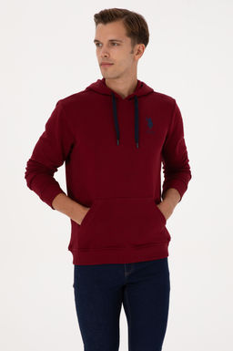 Erkek Bordo Basic Sweatshirt Sepette S_rpriz _ndirim - U.s. polo assn фото 3