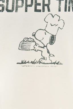 WASHED EFFECT SNOOPY PEANUTS SWEATSHIRT - Zara фото 8