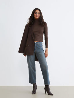 Boyfriend Fit Kad?n Jean Pantolon