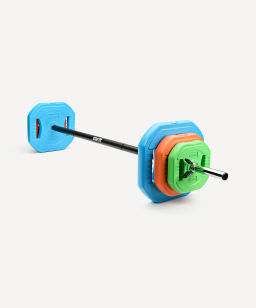 Штанга для бодипампа с разборным грифом STARFIT BB-711 пластик/сталь/неопрен, 20 кг.