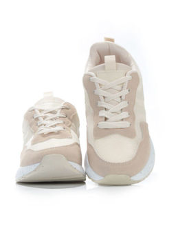 05-6028-6 BEIGE Кроссовки женские (искусственные материалы) - No name фото 13