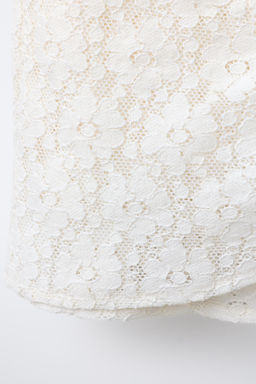 DRAPED LACE SKIRT - Zara фото 4