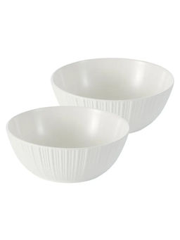 43462 GIPFEL Набор салатников ELEGIA 300 мл (2 шт.). Материал: костяной фарфор. Цвет: белый.