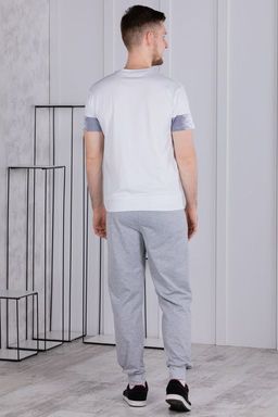 брюки спортивные 
 3.MM113A-серый-светлый - Iron man фото 5