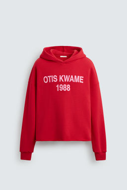 EMBROIDERED HOODIE  OTIS KWAME KYE QUAICOE - Zara фото 8