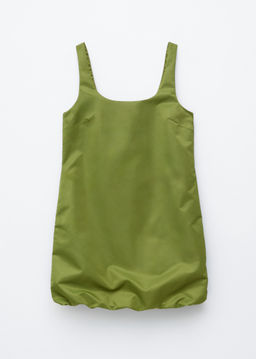 Minivestido esculpido con cord?n de ajuste
