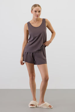 Е 20184/коричневый пижама жен - Very neat фото 3