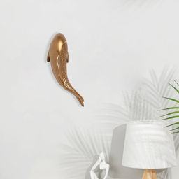 Декор настенный, панно TAKE IT EASY «Рыбка», 16×5 см, золото, левый