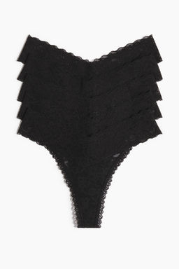 Pack de 5 bragas thong de encaje - H&m фото 2