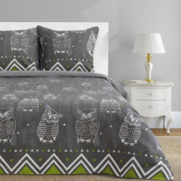Постельное бельё Этель дуэт Ушастые совы (вид 1) 143 х 215 см - 2 шт., 220 х 240 см, 70 х 70 см - 2 шт  фото 13