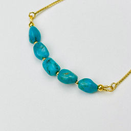 Браслет регулируемый из Бирюзы - Радуга самоцветов фото 3