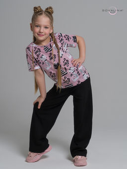 Костюм Лето коты лео-черный - Sovalina фото 13