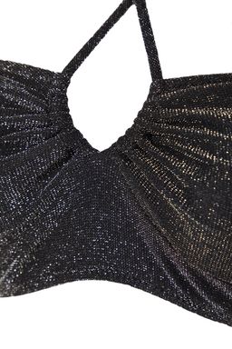 TRENDYOLMILLA Kahverengi Straplez Simli Bikini Ustu TBESS23BU00302  фото 8