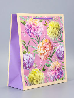 Цена за 2 шт. Пакет подарочный ламинированный Нежность 26?12?32 см