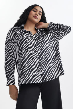 Блуза Golden Valley 10008 черно-белый
