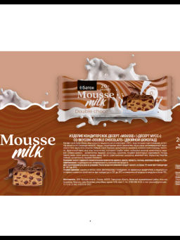 Десерт Mousse (Десерт Мусс) Double chocolate (Двойной шоколад)ТМ Ё|батон, 40 - Ебатон фото 5