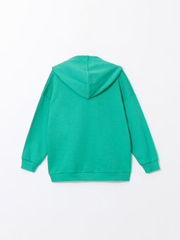 Kap??onlu Nastoljik Maymun Bask?l? Erkek Bebek Sweatshirt - Waikiki фото 2